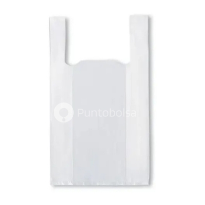 Bolsa camiseta blanca reforzada 50 x 60