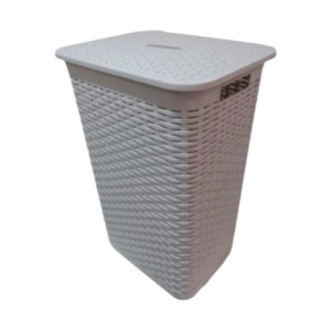 Canasto de ropa de ratán