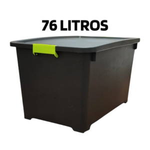 Caja Organizadora 76 Litros con Traba y Ruedas