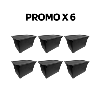 Caja Organizadora 48 Litros con Traba y Ruedas - Image 2