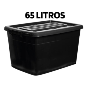 Caja Organizadora 65 Litros con Traba y Ruedas