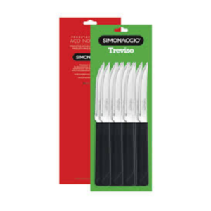 Cuchillos Simonaggio Treviso x 12 Mango Negro