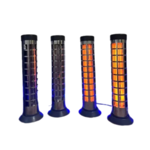 Estufa de cuarzo eléctrica, 2 velas