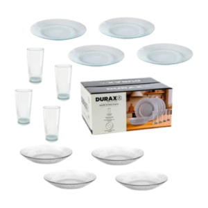 SET DE VAJILLA DURAX X 12 UNIDADES