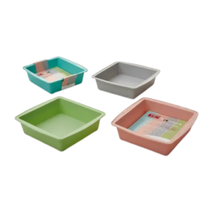 Molde cuadrado de silicona para Torta 22 cm